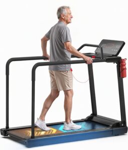 JK16F Senior Walking Treadmill with Extended Handrails